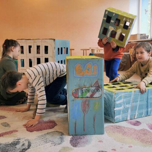 gatvės menas darželyje